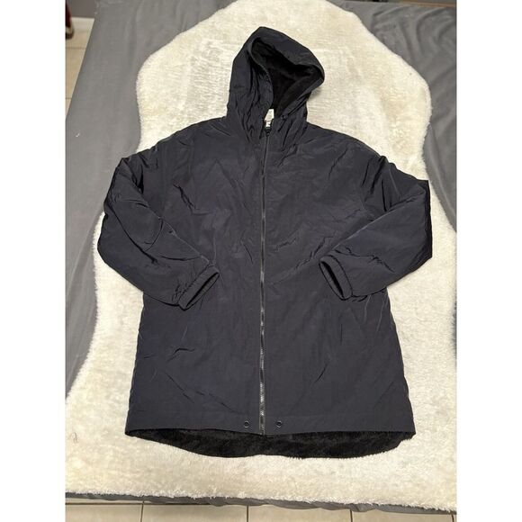 Victoria's Secret Jackets & Blazers - Pink Victoria Secret Womens Black Full Zip Medium Fleece Lined Jacket Hooded